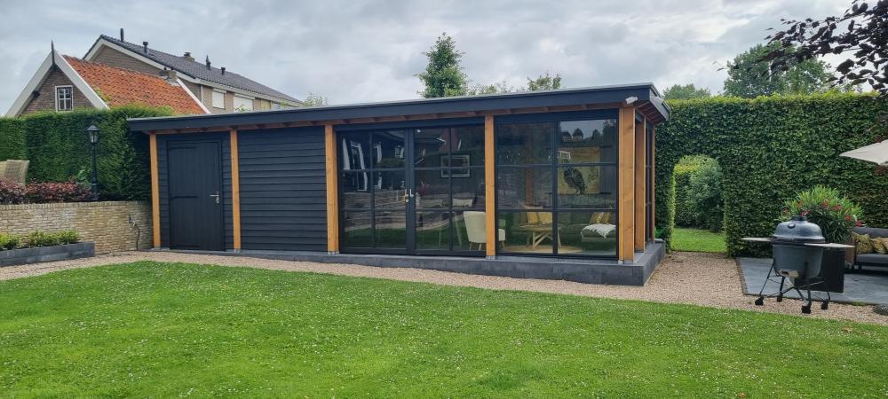 Toplwood Douglas buitenverblijf plat dak