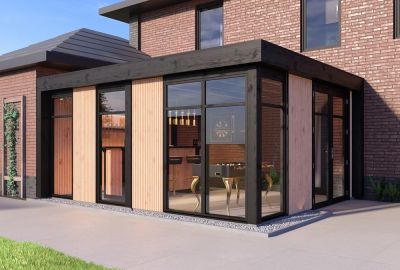 Aanbouw Veranda Athene 560x443cm - Topla Exclusief