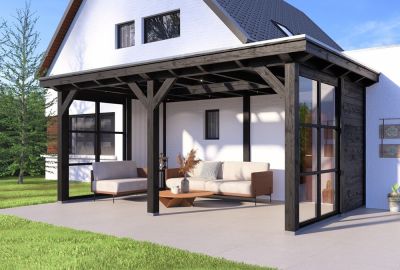 Aanbouw Veranda Barcelona 593x347cm - Topla Exclusief