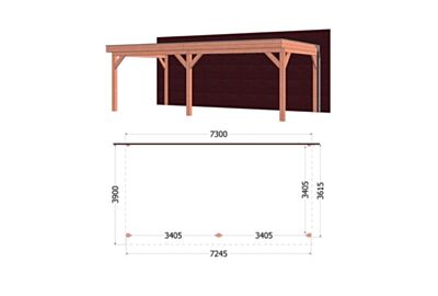 Aanbouwveranda Ancona 7300x3900 - 52.1019