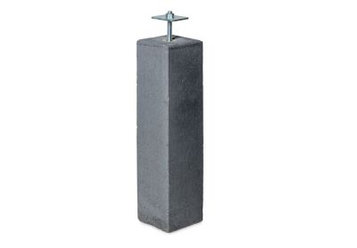 Betonpoer antraciet 18x18x50cm M16