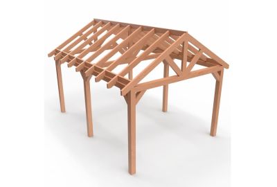 Douglas schuur constructie - frame 140  - 5000x3500mm