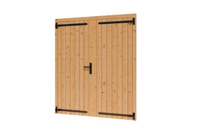 Opgeklampte Dubbele deur 1560x1950 mm