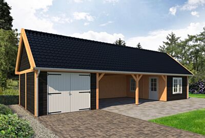 Productfoto Buitenverblijf Zadeldak XXL 7 1505x5950x4900mm
