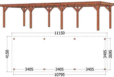 Trendhout-52.3906 - Siena 11150x4150