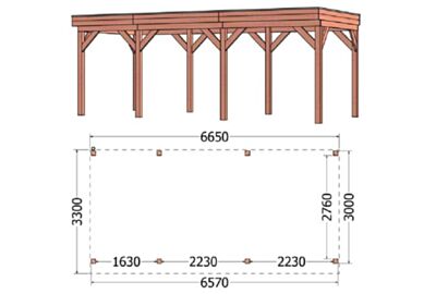 Trendhout 52.2405 - Casa 6650x3300 - Links